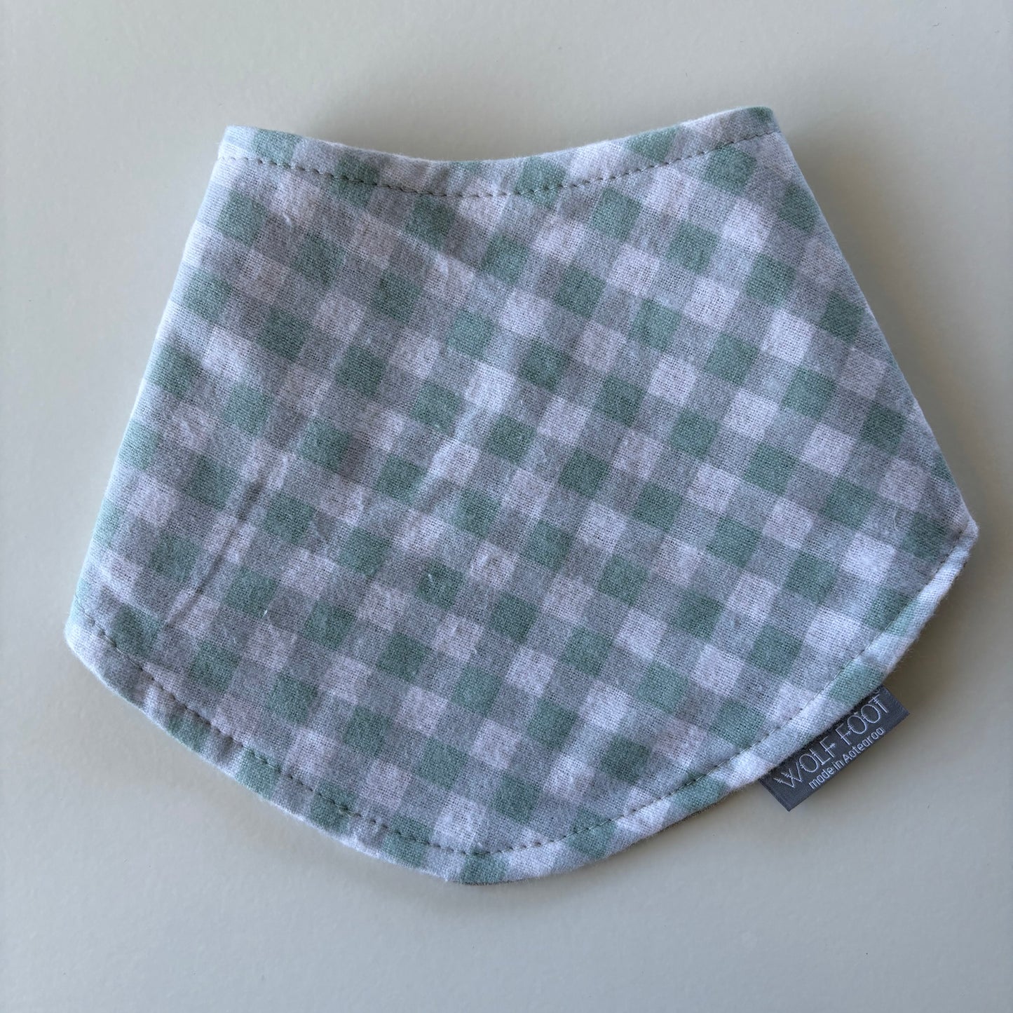 Bandana Bib | Crinkle grey