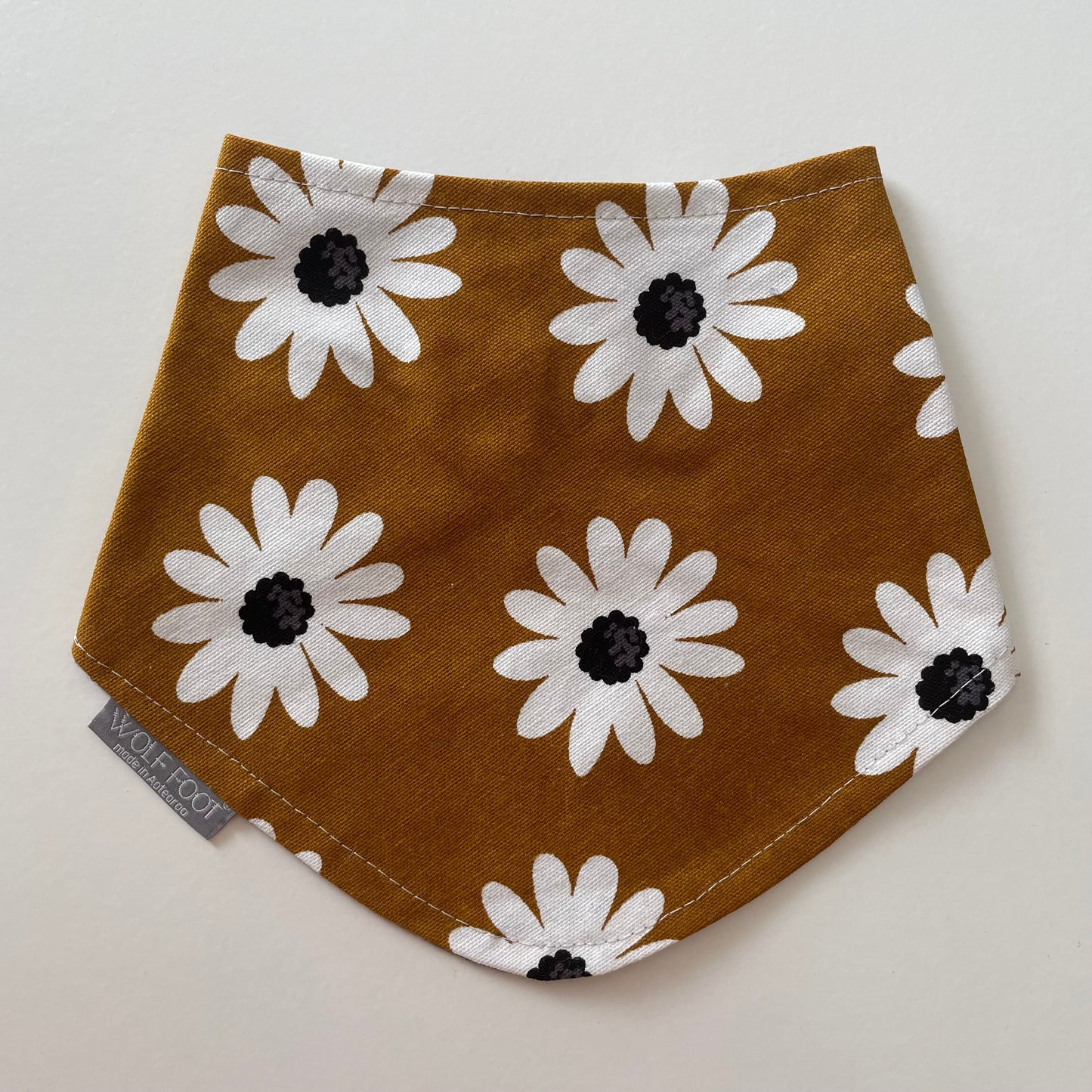 Bandana Bib | Mustard dasies