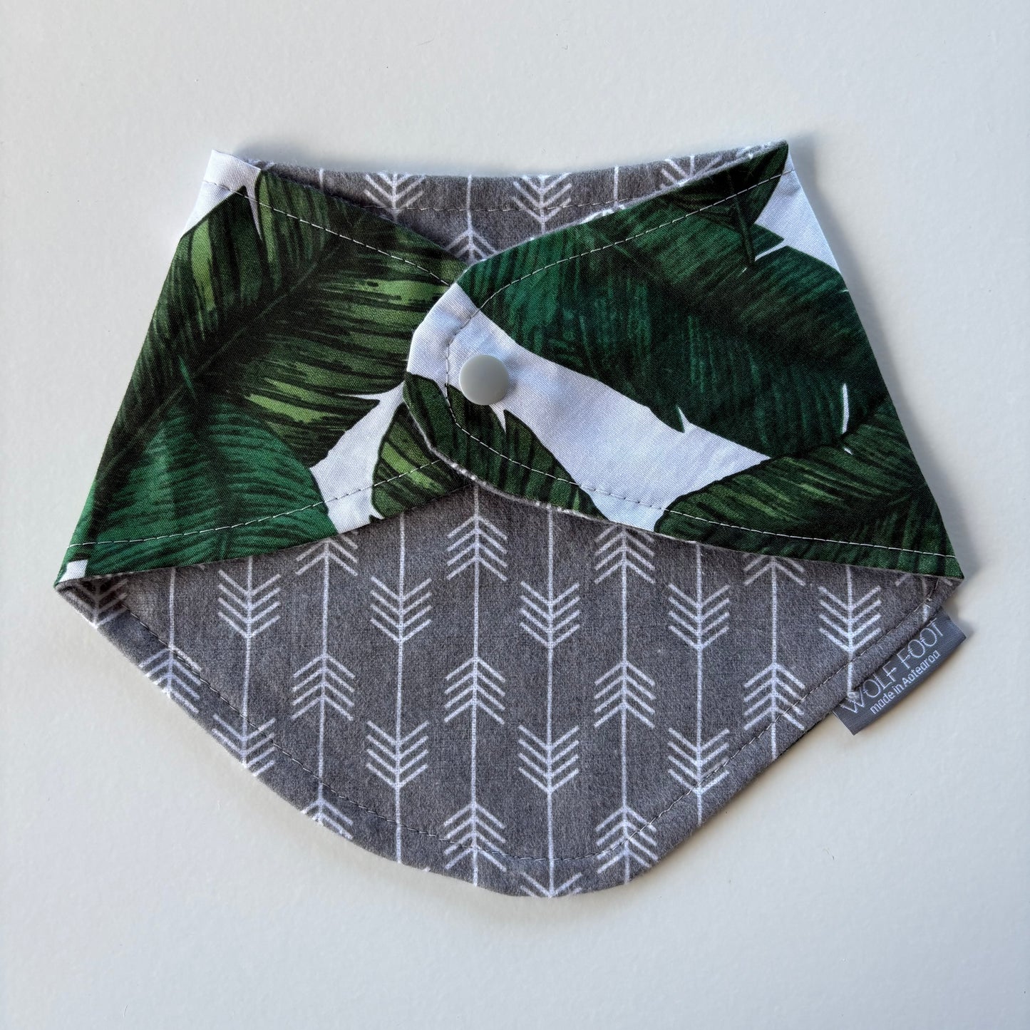 Bandana Bib | Palm Leaves