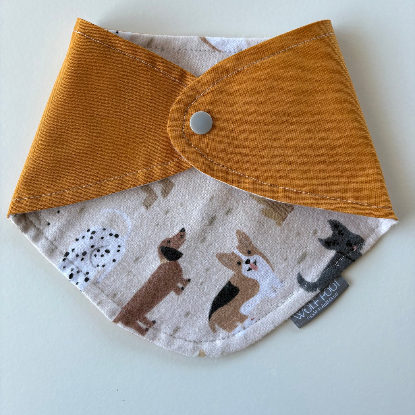Bandana Bib | Mustard + Dogs