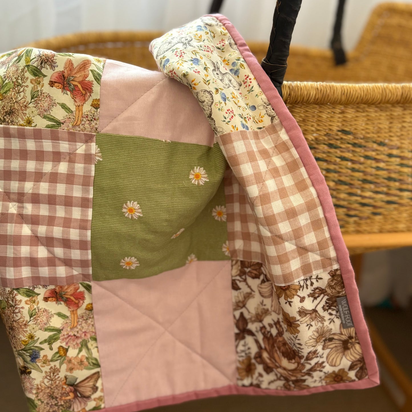 Bassinet Quilt - Flower Fairy