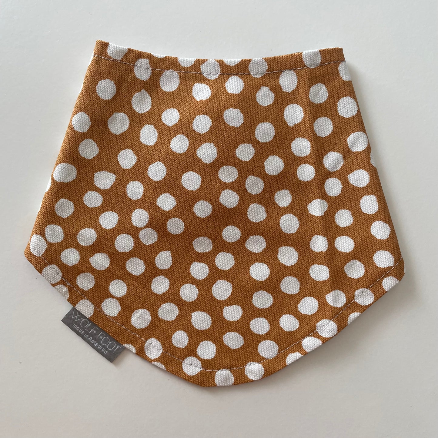 Bandana Bib | Mustard spots