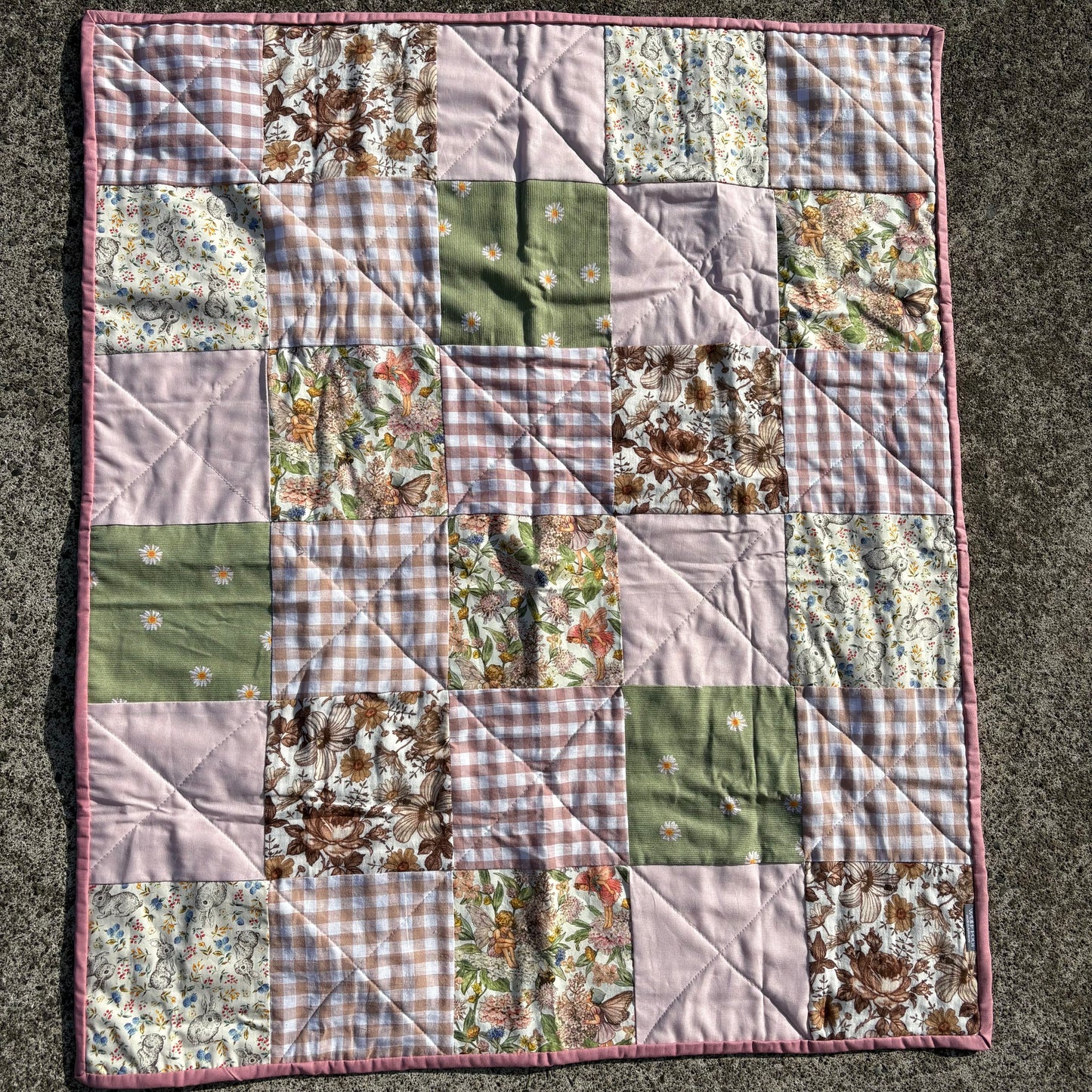 Bassinet Quilt - Flower Fairy