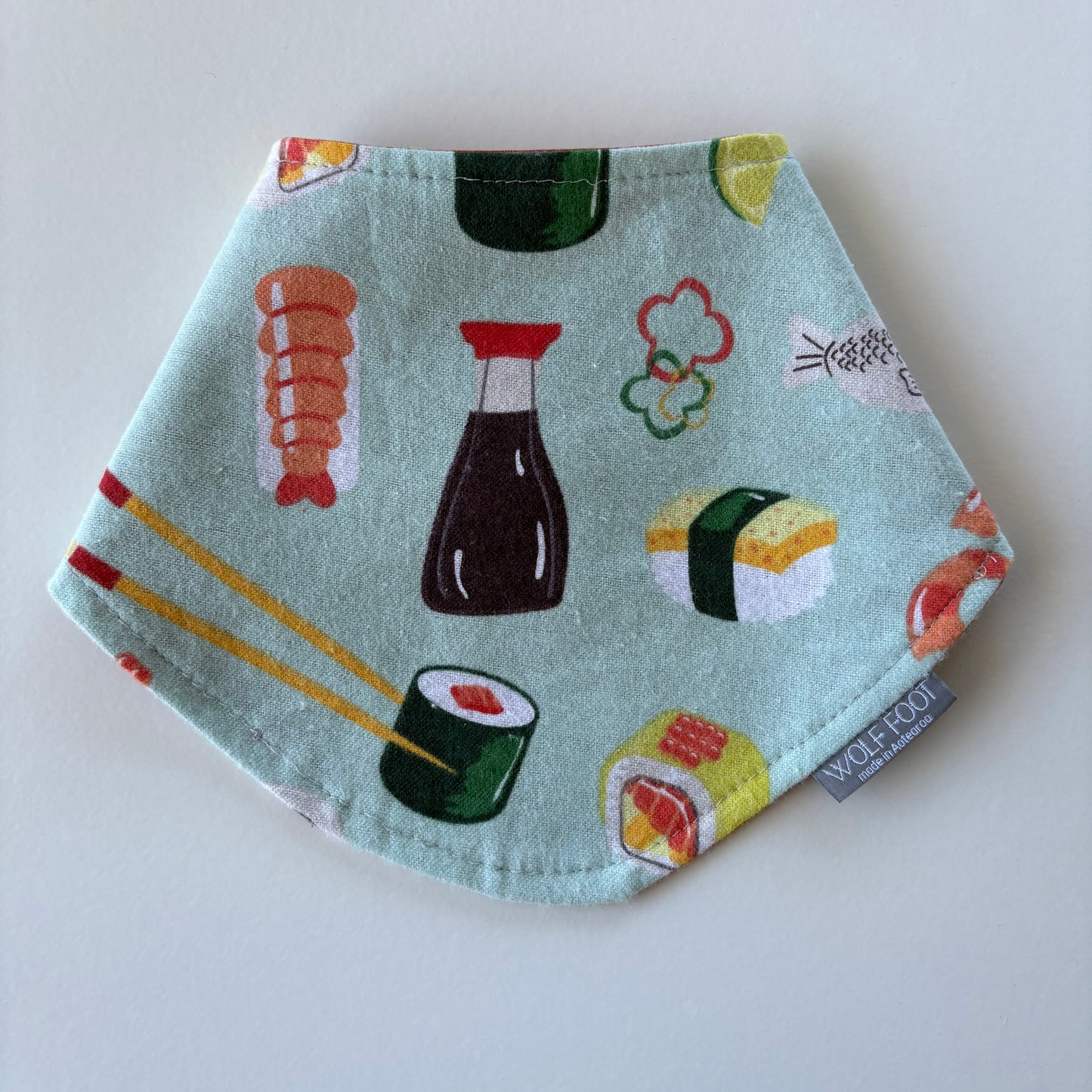 Bandana Bib | Rust + Sushi