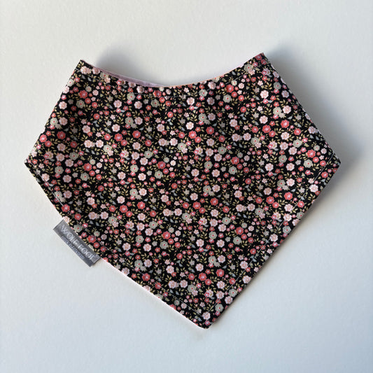 Flat Style Bib | Midnight florals