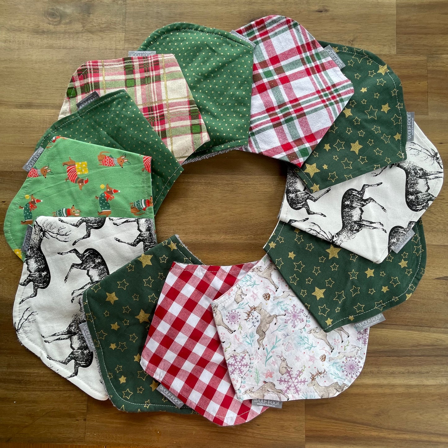 Bandana Bib | Christmas Patterns