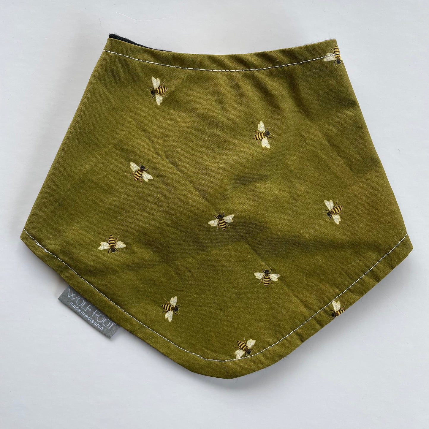 Bandana Bib | Bees Khaki