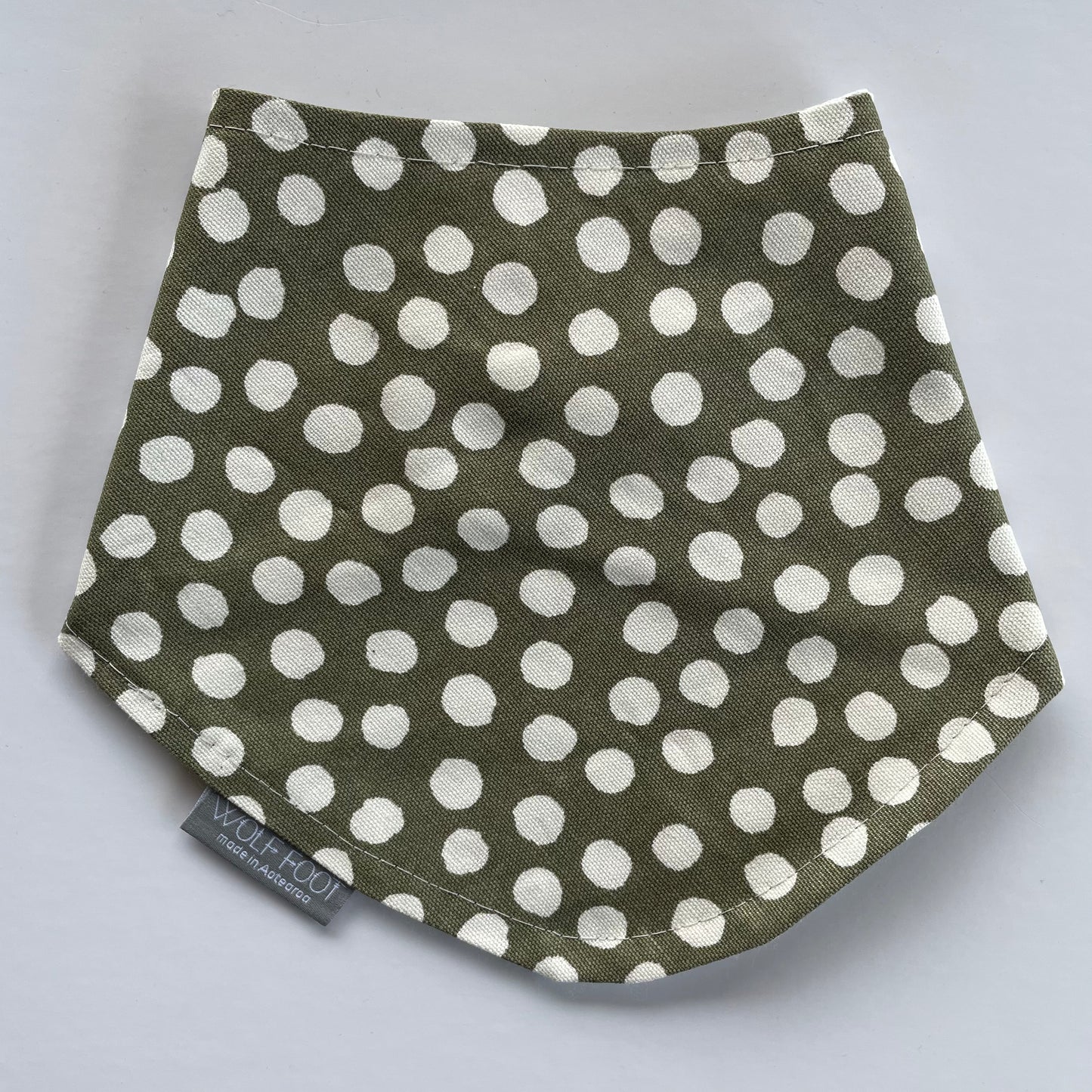 Bandana Bib | Olive Spots