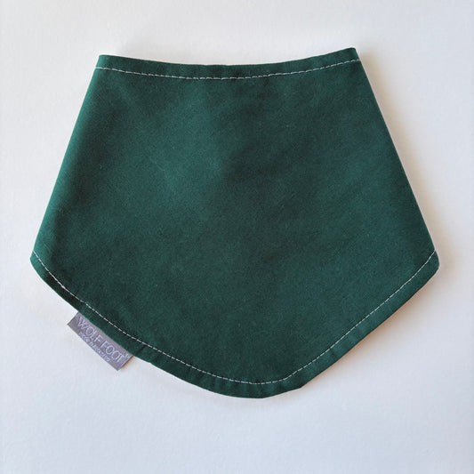 Bandana Bib | Hunter green