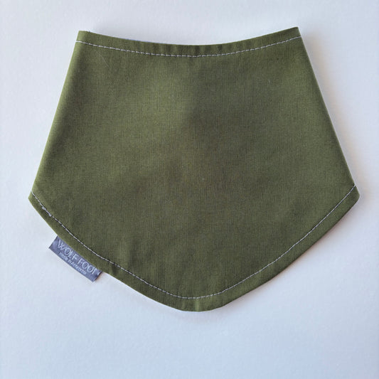 Bandana Bib | Olive green