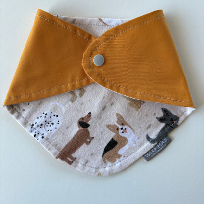 Bandana Bib | Mustard + Dogs