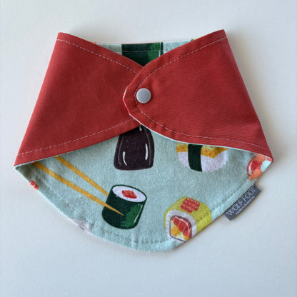 Bandana Bib | Rust + Sushi