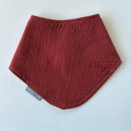 Bandana Bib | Crinkle rust