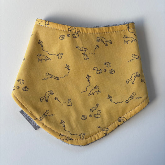 Bandana Bib | Playful Foxes