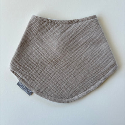Bandana Bib | Crinkle grey