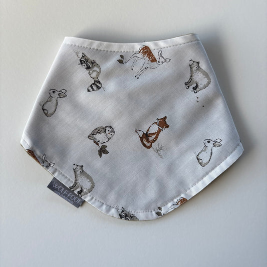 Bandana Bib | Woodland animals