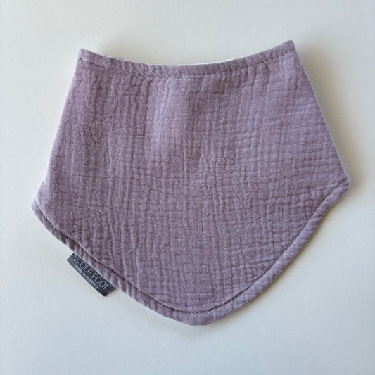 Bandana Bib | Crinkle lilac