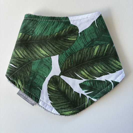 Bandana Bib | Palm Leaves