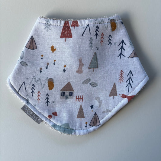 Bandana Bib | Wolf In The Woods