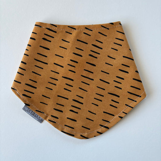 Bandana Bib | Mustard dashes