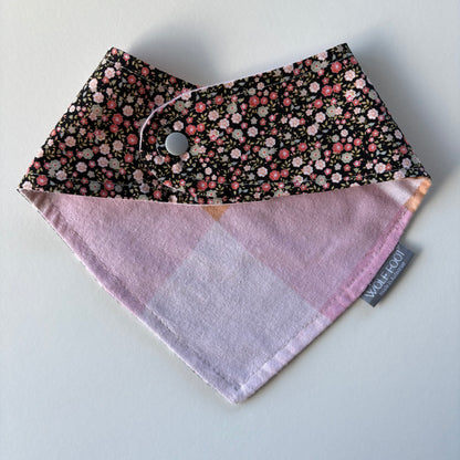 Flat Style Bib | Midnight florals
