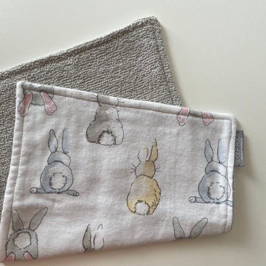Burp Cloth | Bunny tails